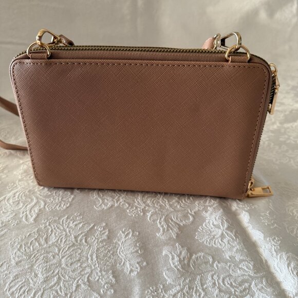 Vegan Leather Crossbody Bag/Wallet - Picture 2 of 5
